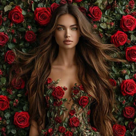 Роза красивая