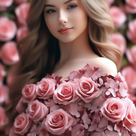 Розовая роза