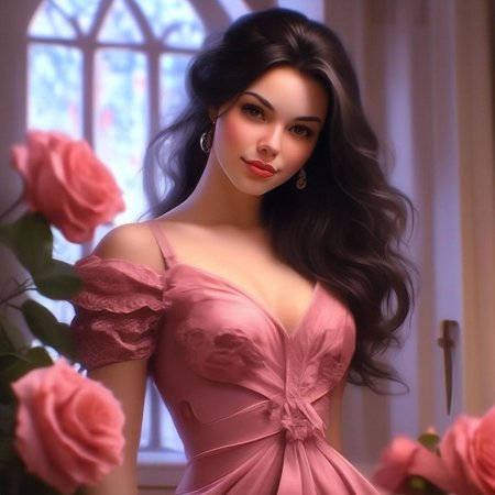 Девушка брюнетка