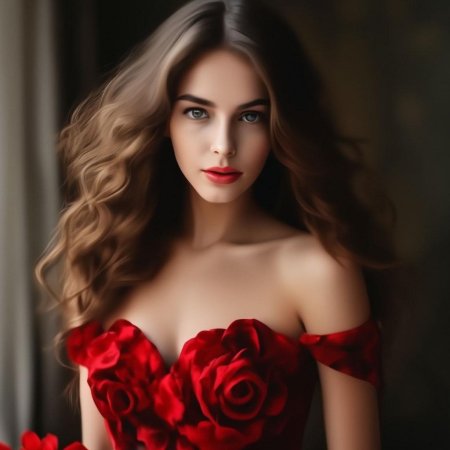 Женственная девушка