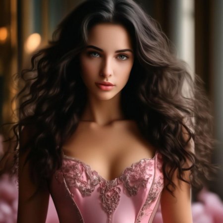 Темноволосая девушка