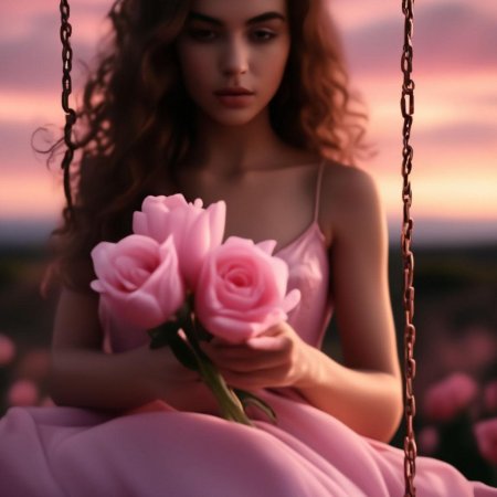 Романтичная девушка