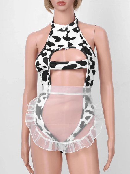 Эротический ролевой костюм корова