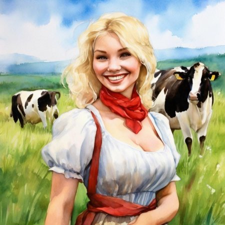 Русская доярка