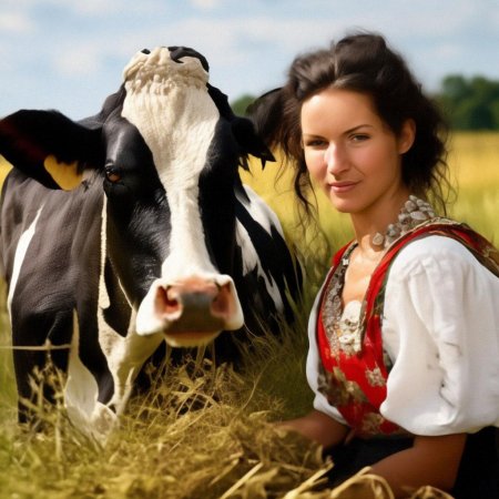 Костюм доярки