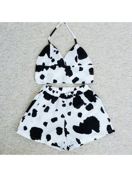 Вещи с принтом коровки