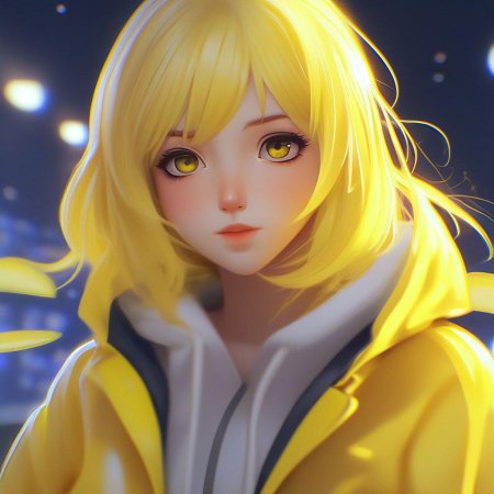 Персонажи с желтыми волосами