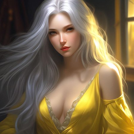 Серебристые волосы