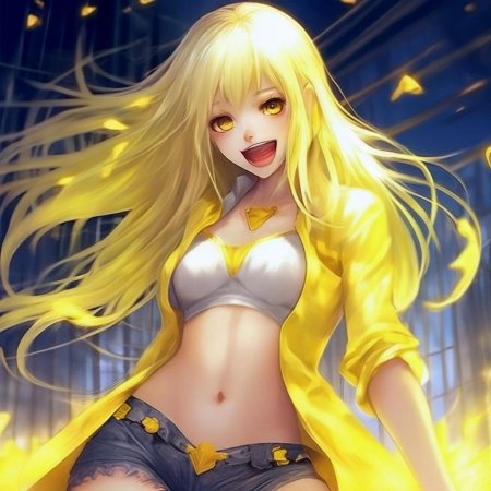 Девушка в желтом