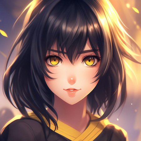 Девушка в аниме