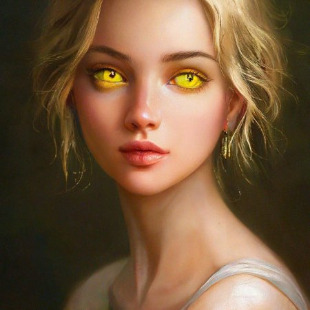 Глаза желтые