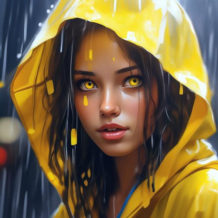 Девушка с красивой