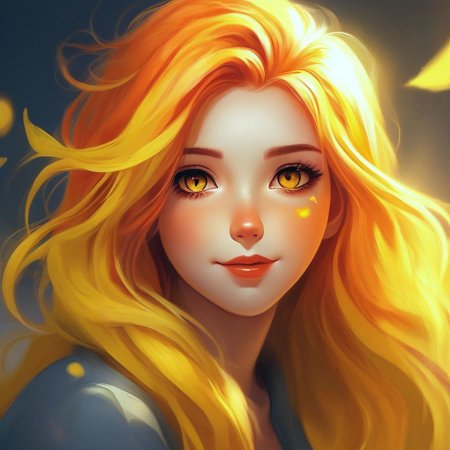 Девушка с золотыми волосами