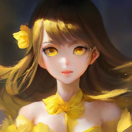 Аниме желтый