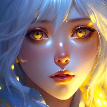 Беловолосая девушка