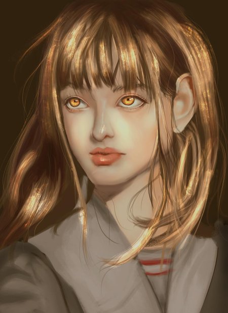 Девушка с желтыми глазами