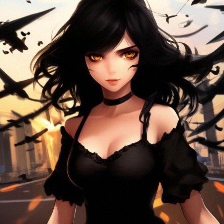 В стиле аниме