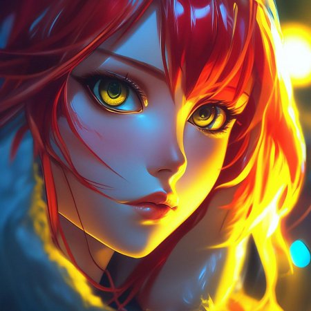 Девушка с огненными волосами