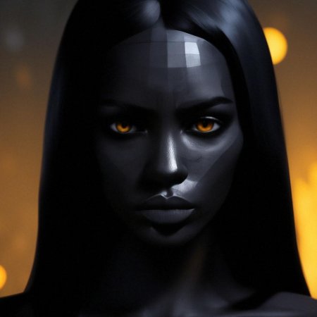 Темнокожая девушка