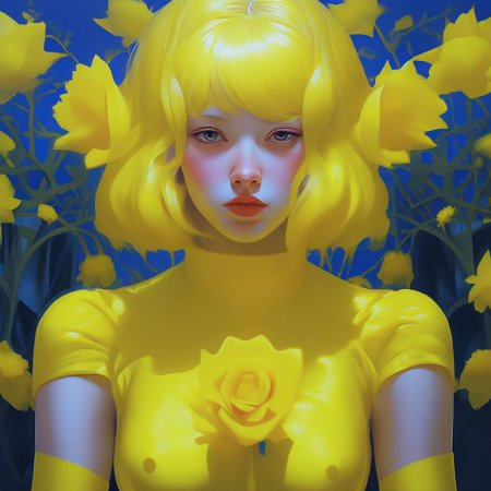 Желтая девочка