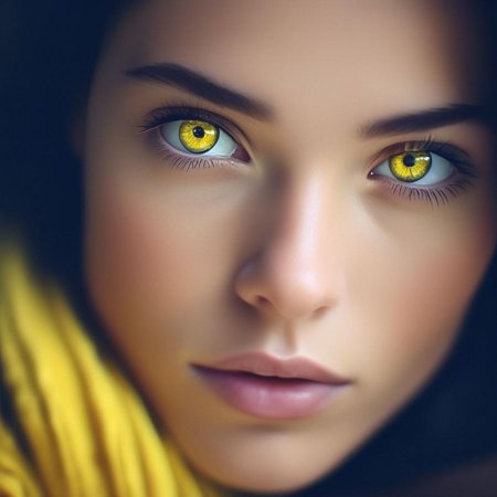 Красивая глаза