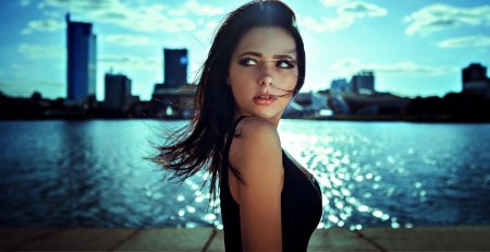 Фотосессия красивой девушки