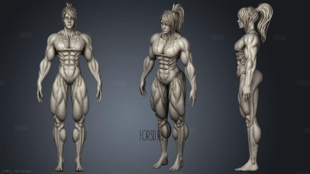 Мускулистая женщина