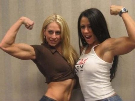 Накаченные девушки