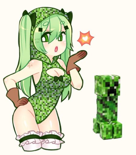 Майнкрафт КРИПЕР r34