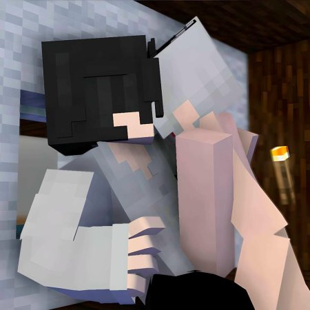 Minecraft animation boy love