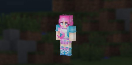 Скин 18 в майнкрафт для девочек