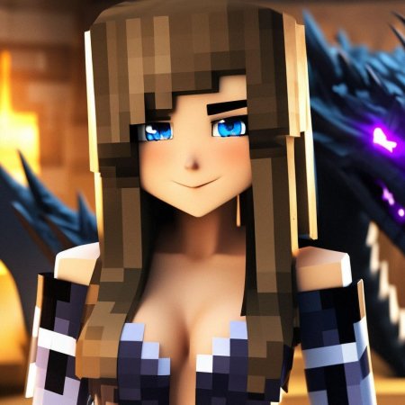 Девушка из майнкрафта