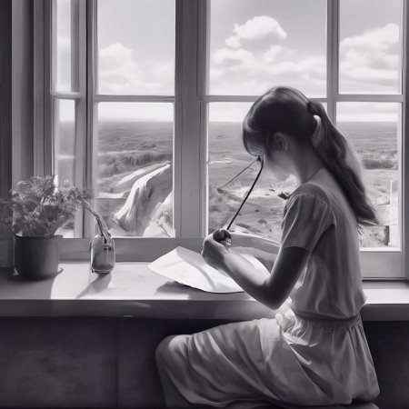 Девушка у окна