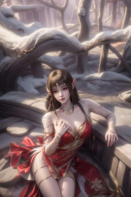 Фэнтези эльфийка