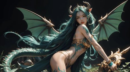 Дракон девушка