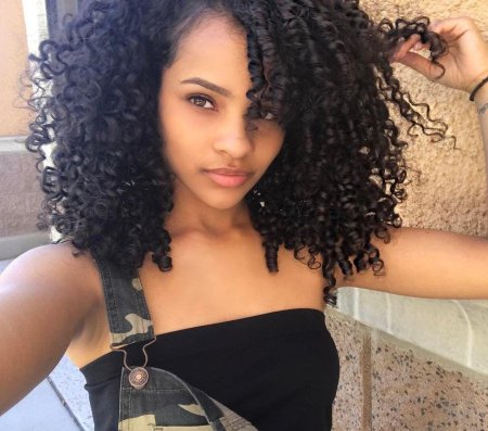 Афро кудри с повязкой