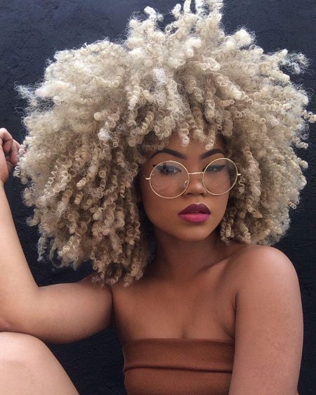 Афро кудрявые