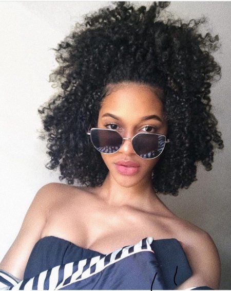 Афро кудри на брейды