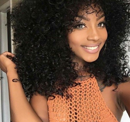 Кудрявые волосы прическа