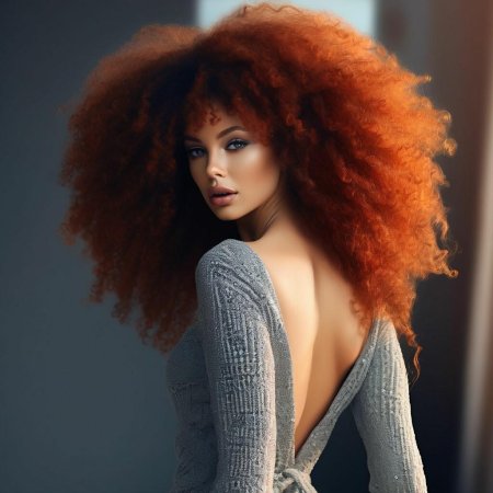 Прическа афро кудри