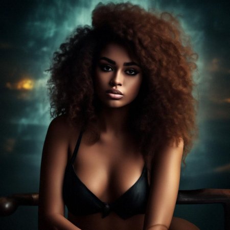 Девушка мулатка