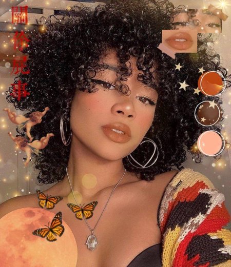 Кудрявые волосы у девушек