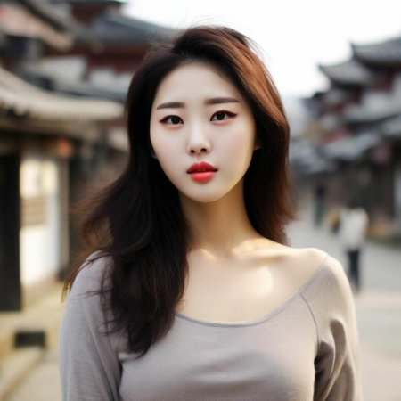 Красивая девушка кореянка