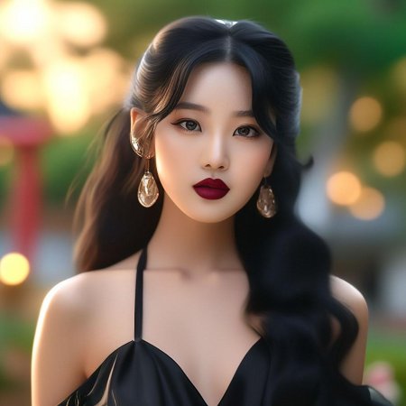 Красивая корейская девушка