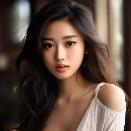 Красивая азиатская девушка