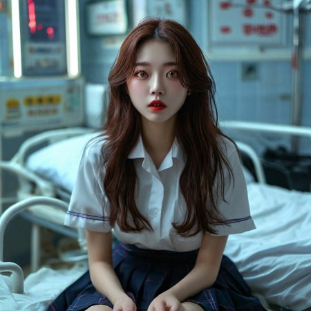 Кореянки в школьной форме