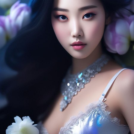 Красивая девушка кореянка