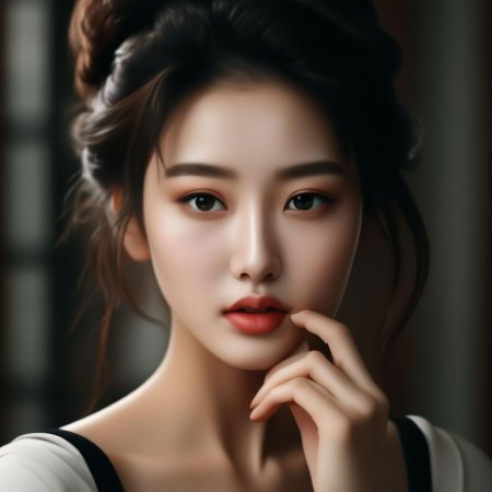 Красивая девушка кореянка