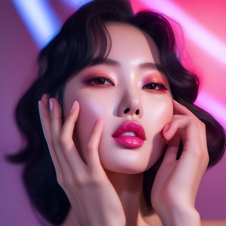 Корейский макияж губ