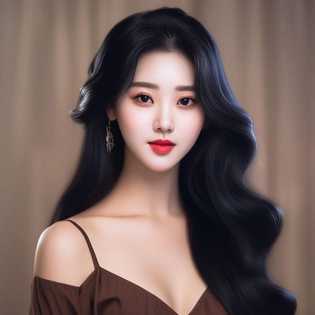 Красивая девушка кореянка